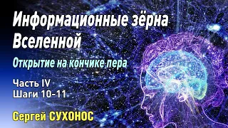 Зерна мировой памяти и эволюция Вселенной. Цикл «Сверхновая реальность». Шаги 10 и 11