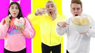 EATING ONLY 1 COLOR FOOD FOR 24 HOURS CHALLENGE!