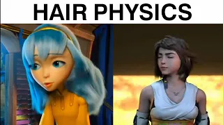 Hair Physics In Animation be like...