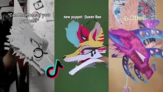 Dragon Puppet Crafts | Paper Dragon TikTok Compilation #90