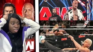 OMG MAN!!! The Rock & Roman Reigns Destroy Seth Rollins & Cody Rhodes Raw Segment REACTION
