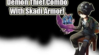 Demon Thief Combo With Skadi Armor! | Lost Saga