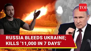 Putin’s Donetsk Blitz 'Wipes Out 11,000' Ukrainian Soldiers As Kyiv Struggles In Kharkiv