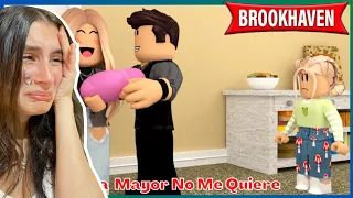 Mi Hermana Mayor No Me Quiere !! Película de Brookhaven Roblox 😨