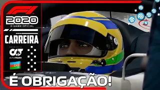 F1 2020 CARREIRA #14 CUMPRI A PROMESSA? CLASSIFICAÇÃO NO AZERBAIJÃO (Português-BR) #F12020