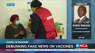 Debunking fake news on COVID-19 vaccines
