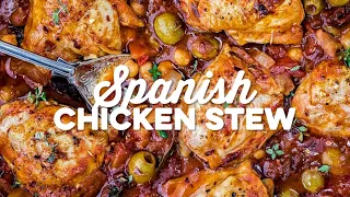 Spanish Chicken Stew | Supergolden Bakes