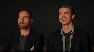 Hayden Christensen and Ewan McGregor watch their Prequel clips...