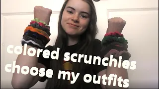 Colored Scrunchies Choose My Outfits For A Week | Amber Margaret