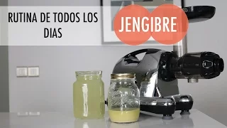 Agua de Jengibre Para Más Fuerza | MI RUTINA DE LA MAÑANA