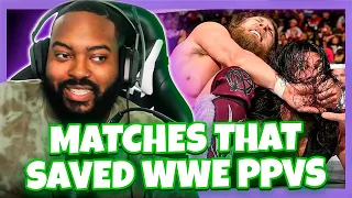 10 Classic matched that saved terrible WWE PPVs (Reaction)