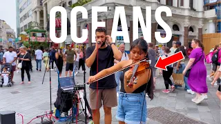 This VIOLIN Player Joins Me For A HOLY Performance | Oceans by Hillsong United