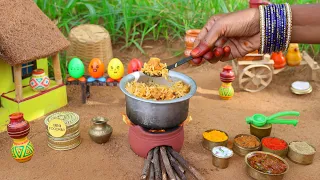 Miniature Full Chicken Biryani + Chicken Curry | Mini Foodkey