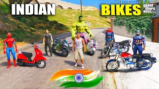 I Stolen "INDIAN BIKE" From Granny and Grandpa & Hello Neighbor For Avengers GTA 5 | A.K GAME WORLD