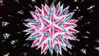 Kathleen Hunt's "Large Starburst-Iridescent" kaleidoscope