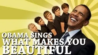 Barack Obama Singing What Makes You Beautiful by One Direction