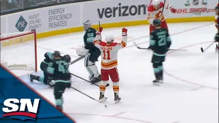 Wild Back And Forth From Flames And Kraken Sees 3 Goals Scored In Under A Minute