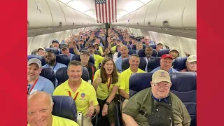 Greater St. Louis Honor Flight takes dozens of veterans to nation's capital