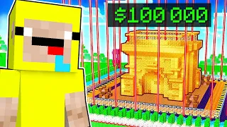 1$ vs 10000$ Bunkier w Minecraft!