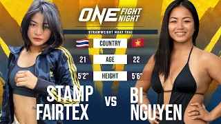 The Sound Of Those SHOTS 👊🔊 Stamp Fairtex vs. Bi Nguyen Full Fight