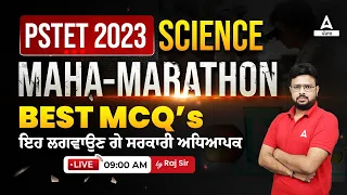 Punjab PSTET 2023 | Science Marathon Class | Important MCQs By Rajkumar Sir