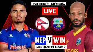 NEPAL VS WEST INDIES 'A' LIVE | WEST INDIES A TOUR OF NEPAL 2024 3RD T20 LIVE || NEP VS WI