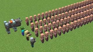 which mob will hunt villager faster