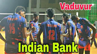 💥 Indian Bank Vs Customs 💥 | Set 1 🤩| Vaduvur Invitation Tournament 🏆 2022 | Indian Volleyball