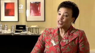 Baroness Scotland backstage interview at 'Reducing Domestic Violence' launch