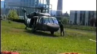 Парение "Черного ястреба"( наши десантура на UH-60 Black Hawk)