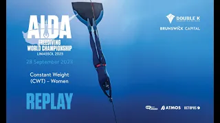 AIDA Depth World Championship Limassol 2023 - Constant Weight (CWT) - Women