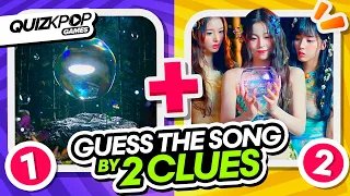 GUESS THE KPOP SONG BY 2 CLUES 👀✨ | QUIZ KPOP GAMES 2023 | KPOP QUIZ TRIVIA