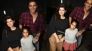 Akshay Kumar's cute daughter Nitara masti with Parents at Movie Screening |Twinkle Khanna