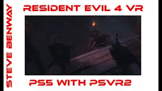 Resident Evil 4 VR on PS5 with PSVR2