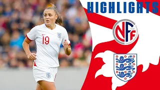 Norway 2-1 England | Georgia Stanway Scores a SCREAMER! | Official Highlights