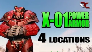 Fallout 4 - X-01 Power Armor Locations - How to to find the best power armor sets