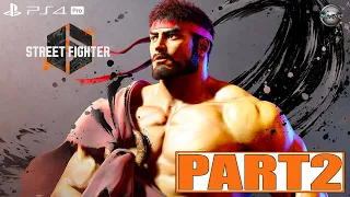 Street Fighter 6 PS4 Pro Gameplay Walkthrough Part 2 FULL GAME (No Commentary)