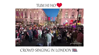 Crowd singing 'TUM HI HO' | LIVE IN LONDON | Anurag Kumar