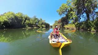 Some Cats Swing - Napa 3 - Meeting some boats coming back - TSCA Napa River row - April 20, 2024