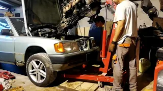 Mercedes 190e m103 3.0 engine swap