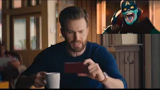 Chris Evans React To Zombie Captain America