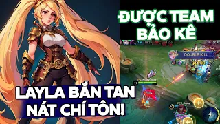 MLBB | ĐƯỢC BẢO KÊ LAYLA BẮN TAN NÁT RANK CHÍ TÔN! IXIA TOP 65 THẾ GIỚI CŨNG GẪY! | Tốp Mỡ