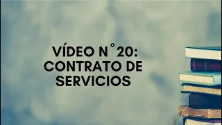 20.  Contrato de servicios: RESUMEN para opositores de la Ley de contratos 9/2017 (LCSP)