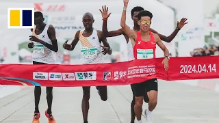 Kenyan says he let China’s He Jie win Beijing Half Marathon ‘because he is my friend’