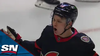 Senators' Stutzle Makes It Rain Caps After Scoring Second Career Hat Trick