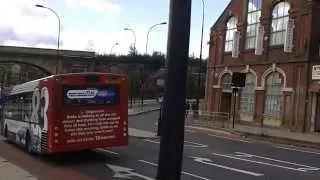 Spital Hill to Wicker arches, shaky filming on the move. Sheffield, UK
