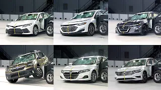 Crash Test Midsize Cars – Camry, Malibu, Accord, Altima, Sonata...