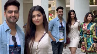 Payal Dev,Digangana Suryavanshi &Rohit Purohit at T-Series for promotions new song ‘Kam Toh Nahi’