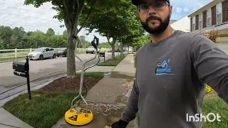 Pressure Washing Driveway & Back Patio