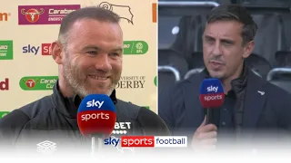 "You know me, I'm a fighter!" 💪 | Neville interviews Rooney on Derby embargo ahead of Salford tie